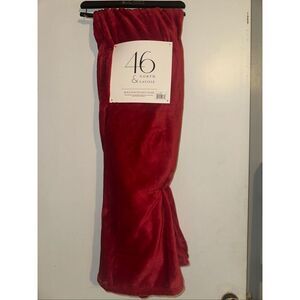 Christmas Deep Red Luxury velvet Plush Throw Blanket Christmas 50 x 70